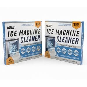 2 PACK SEALED Ice Machine Cleaner Maker Descaler 2X24 Tablets Formulated in USA